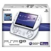 Sony PSPGO 16 GB Pearl White Handheld System + 3 Games Bonus